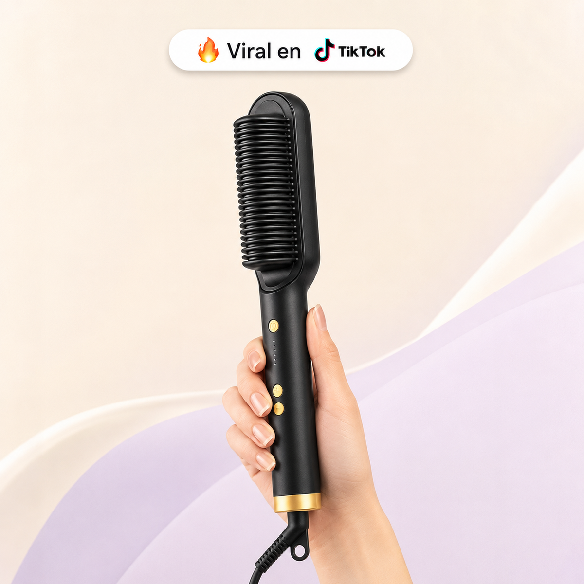 LISSO Glow | Cepillo alisador 2 en 1