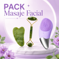 Pack Masaje Facial — Masajeador + Kit Gua Sha + Rodillo — Lisso